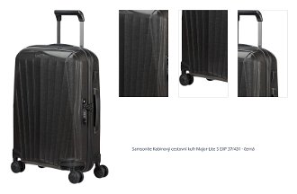 Samsonite Kabinový cestovní kufr Major-Lite S EXP 37/43 l - černá 1