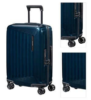 Samsonite Kabinový cestovní kufr Nuon EXP 38/42 l - tmavě modrá 3