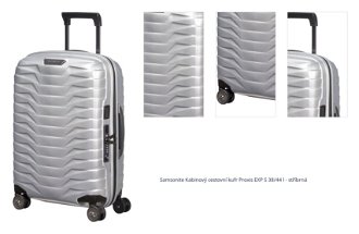 Samsonite Kabinový cestovní kufr Proxis EXP S 38/44 l - stříbrná 1