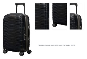 Samsonite Kabinový cestovní kufr Proxis S EXP 38/44 l - černá 1