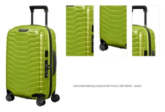 Samsonite Kabinový cestovní kufr Proxis S EXP 38/44 l - zelená 1