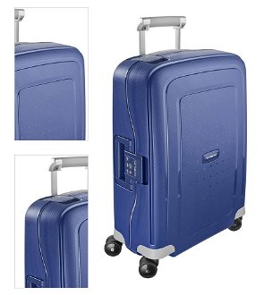 Samsonite Kabinový cestovní kufr S'Cure Spinner 34 l - modrá 4