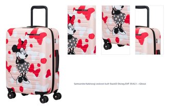 Samsonite Kabinový cestovní kufr StackD Disney EXP 35/42 l - růžová 1