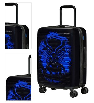 Samsonite Kabinový cestovní kufr StackD Marvel EXP 35/42 l - černá 4