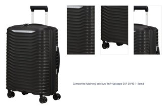 Samsonite Kabinový cestovní kufr Upscape EXP 39/45 l - černá 1