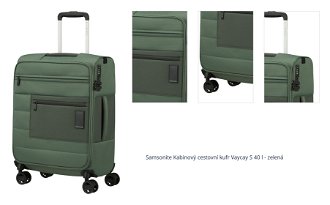 Samsonite Kabinový cestovní kufr Vaycay S 40 l - zelená 1