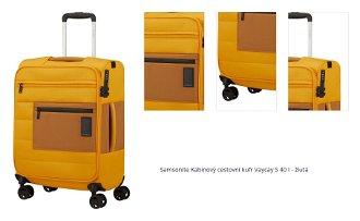 Samsonite Kabinový cestovní kufr Vaycay S 40 l - žlutá 1