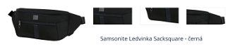 Samsonite Ledvinka Sacksquare - černá 1