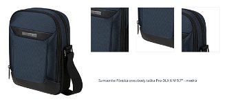 Samsonite Pánská crossbody taška Pro-DLX 6 M 9,7'' - modrá 1