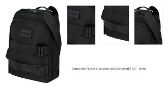 Samsonite Pánská crossbody taška Sackmod S 7.9" - černá 1
