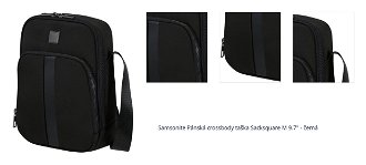 Samsonite Pánská crossbody taška Sacksquare M 9.7" - černá 1