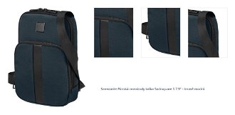 Samsonite Pánská crossbody taška Sacksquare S 7.9" - tmavě modrá 1