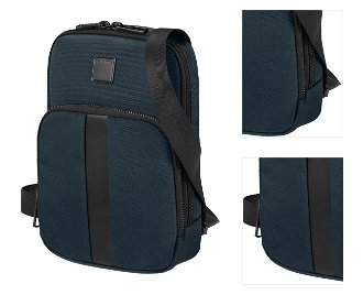 Samsonite Pánská crossbody taška Sacksquare S 7.9" - tmavě modrá 3