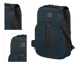 Samsonite Pánská crossbody taška Sacksquare S 7.9" - tmavě modrá 4