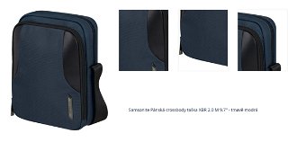 Samsonite Pánská crossbody taška XBR 2.0 M 9.7'' - tmavě modrá 1