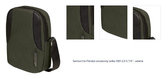 Samsonite Pánská crossbody taška XBR 2.0 S 7.9" - zelená 1