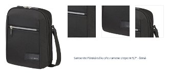 Samsonite Pánská taška přes rameno Litepoint 9,7" - černá 1