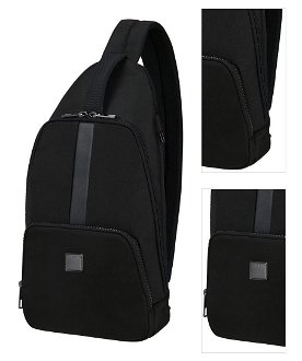 Samsonite Pánská taška Sacksquare Slingbag M - černá 3