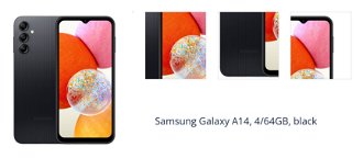 Samsung Galaxy A14, 4/64GB, black 1
