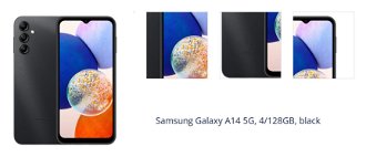 Samsung Galaxy A14 5G, 4/128GB, black 1