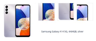 Samsung Galaxy A14 5G, 4/64GB, silver 1