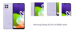 Samsung Galaxy A22 5G, 4/128GB, violet 1