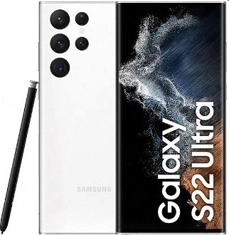 Samsung Galaxy S22 Ultra, 8/128GB, white, Trieda A - použité, záruka 12 mesiacov