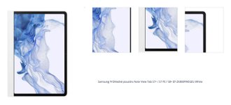Samsung Průhledné pouzdro Note View Tab S7+ / S7 FE / S8+ EF-ZX800PWEGEU White 1
