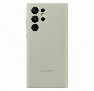 Samsung Silicone Cover S22 Ultra, green - OPENBOX (Rozbalený tovar s plnou zárukou)