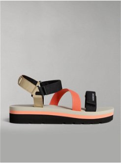 Sandále pre ženy NAPAPIJRI - čierna, oranžová, krémová