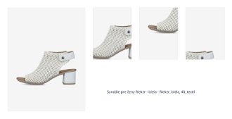 Sandále pre ženy Rieker - biela 1