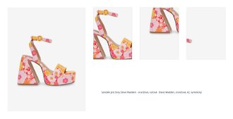 Sandále pre ženy Steve Madden - oranžová, ružová 1