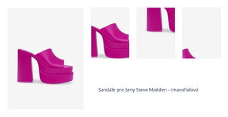 Sandále pre ženy Steve Madden - tmavofialová 1