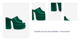 Sandále pre ženy Steve Madden - tmavozelená 1