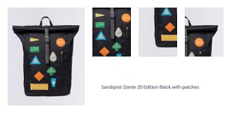 Sandqvist Dante 20 Edition Black with patches 1