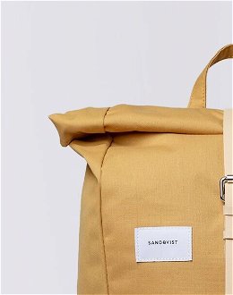 Sandqvist Dante Honey Yellow with Natural leather 6