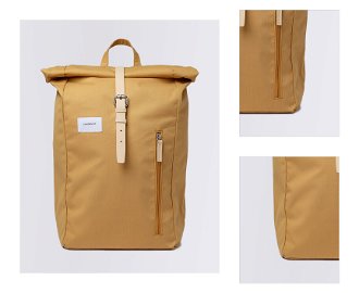 Sandqvist Dante Honey Yellow with Natural leather 3
