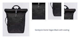 Sandqvist Dante Vegan Black with coating 1