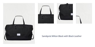 Sandqvist Milton Black with Black Leather 1