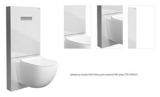 Sanitárny modul VitrA Vitrus pre závesné WC biely 770-5760-01 1