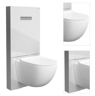 Sanitárny modul VitrA Vitrus pre závesné WC biely 770-5760-01 3