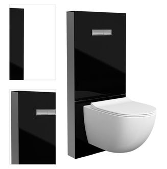 Sanitárny modul VitrA Vitrus pre závesné WC čierny 770-5761-01 4