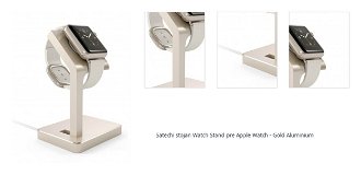 Satechi stojan Watch Stand pre Apple Watch - Gold Aluminium 1
