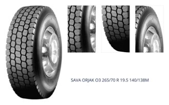 SAVA 265/70 R 19.5 140/138M ORJAK_O3 TL M+S 3PMSF 1