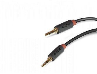 SBS Audio Stereo Cable 3,5mm for Mobile and Smartphones 1,5 m - OPENBOX (Rozbalený tovar s plnou zárukou)