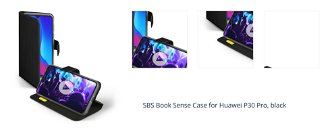 Knižkové puzdro SBS Book Sense pre Huawei P30 Pro, čierna 1
