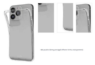 SBS puzdro Skinny pre Apple iPhone 14 Pro, transparentná 1