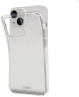 Zadný kryt SBS Skinny pre Apple iPhone 15, transparentná