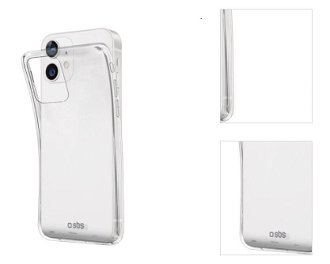 SBS puzdro Skinny pre iPhone 13 mini, transparentná 3