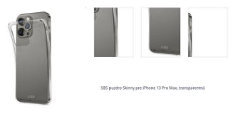 SBS puzdro Skinny pre iPhone 13 Pro Max, transparentná 1